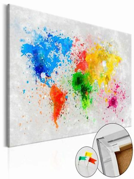 artgeist Pinnwand Bild Pinnwand Bild: Weltweiter Expressionismus mehrfarbig günstig online kaufen