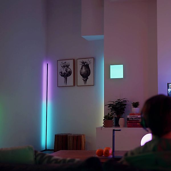 LEDVANCE SMART+ WiFi Floor Corner Stehleuchte schwarz 200 cm günstig online kaufen