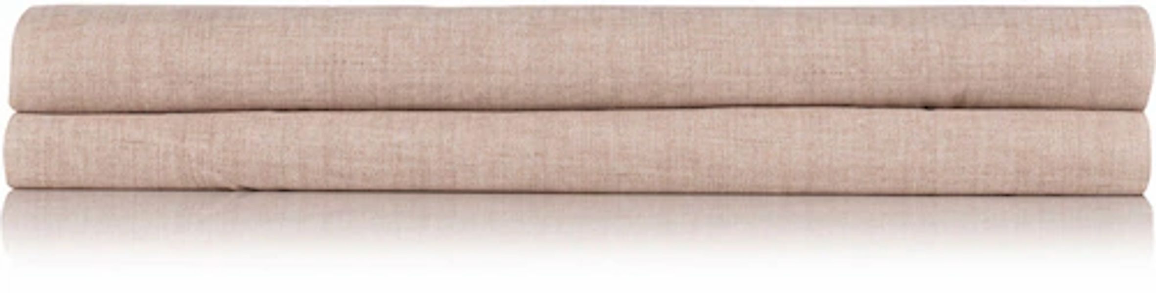 ZO HOME Spannbettlaken »Lino«, Laken aus 100% Baumwolle, Linen-look Print, günstig online kaufen