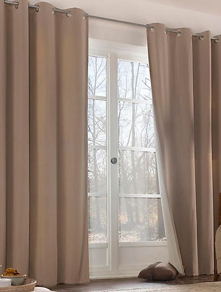 Wirth Vorhang "Neveres" Ösen 1 Stk. tlg. günstig online kaufen