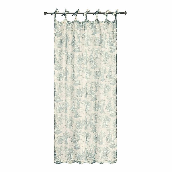 Mirabeau Vorhang Gardine Dedwen hellblau/creme günstig online kaufen