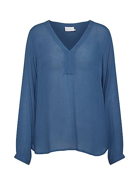 KAFFE Langarmbluse (1-tlg) Drapiert/gerafft günstig online kaufen