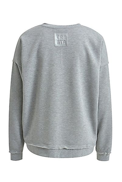 Smith & Soul Sweater METALLIC SWEATSHIRT MID GREY günstig online kaufen