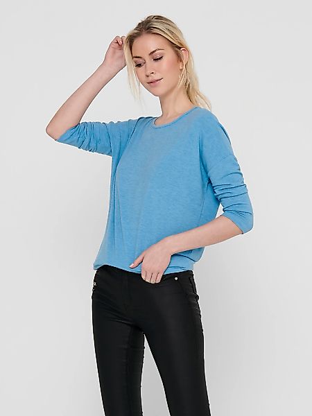 ONLY 3/4-Arm-Shirt "ONLGLAMOUR 3/4 TOP JRS NOOS" in lässiger Oversize-Form günstig online kaufen