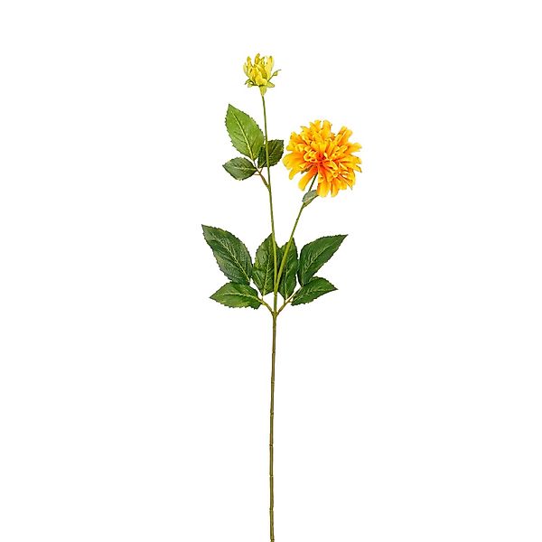 Mica Decorations Kunstblume Dahlie Gelb 65 cm günstig online kaufen
