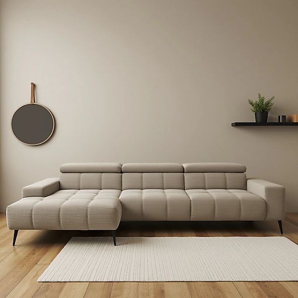 DOMO collection Ecksofa "Trento L-Form, mit Kufenfuß oder Einzelfuß" wahlwe günstig online kaufen