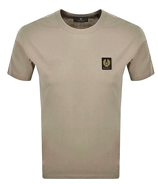 Belstaff T-Shirt Retro 1924 Patch Regular Fit Shirt Gesticktem Rand versehe günstig online kaufen