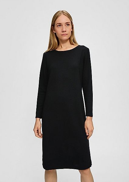 s.Oliver Midikleid Kleid Midikleid im Strukturmuster günstig online kaufen