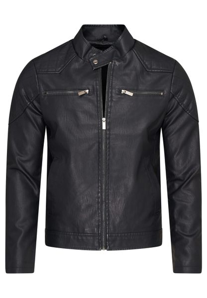 SOULSTAR Lederimitatjacke MJMEZZANO im Bikerjacken-Stil günstig online kaufen