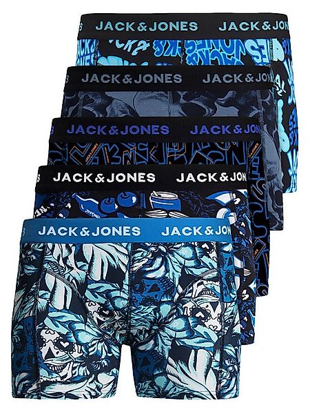 Jack & Jones Boxershorts Jacvel (5-St., 5er Pack) gute Passform durch elast günstig online kaufen