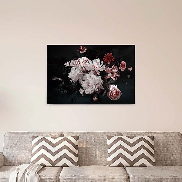 A.S. Création Leinwandbild "Blunch Of Flowers" Blumen  Kunst 1 Stk. tlg. Ro günstig online kaufen