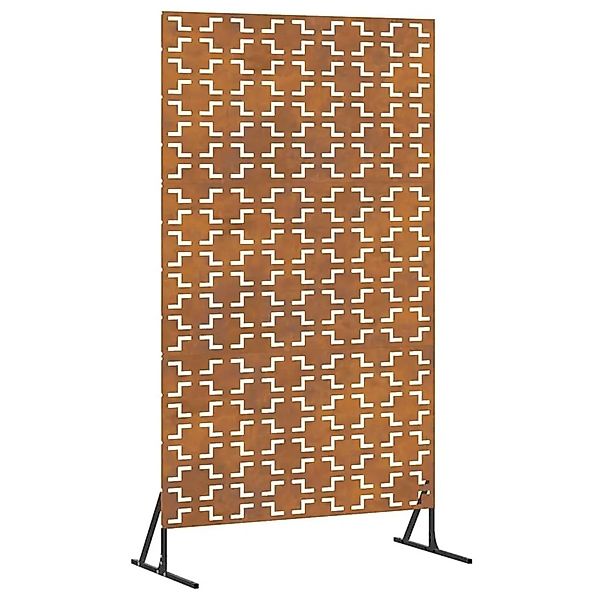 vidaXL Sichtschutz Grau 100 x 50 x 180 cm Wetterfeststahl 868583 günstig online kaufen