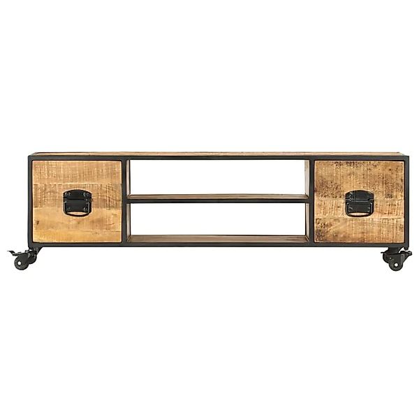 Tv-schrank 130 X 30 X 39 Cm Massivholz Mango günstig online kaufen