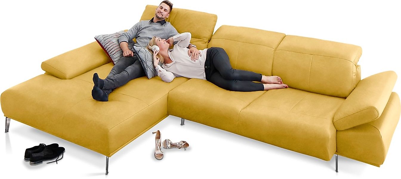 W.SCHILLIG Ecksofa "levi, Designsofa, elegant und zeitlos, bequem, L-Form", günstig online kaufen