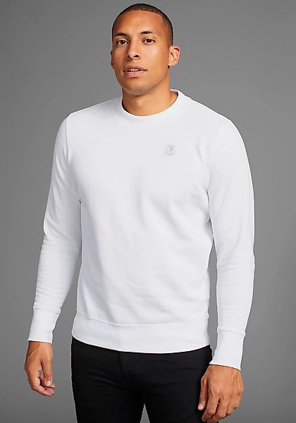 DELMAO Sweatshirt, Langarm, Regular Fit, unifarben, Basic-Stil günstig online kaufen