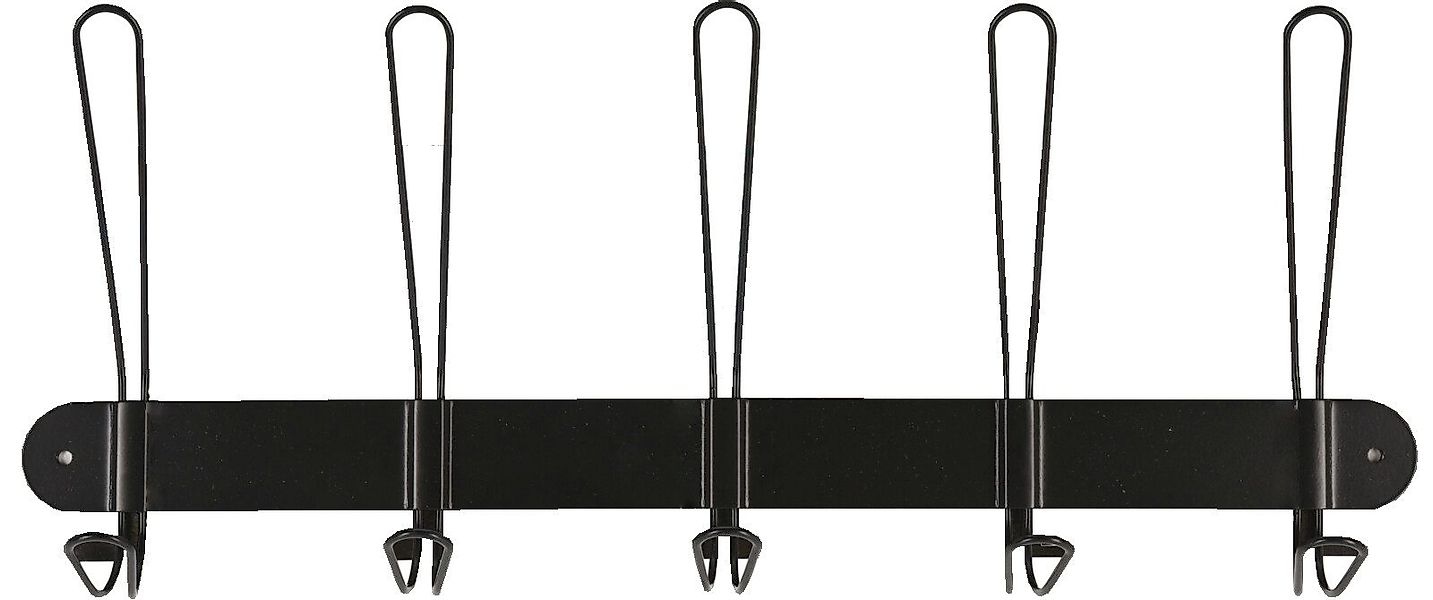 Koopman Garderobenleiste Hakenleiste Kleiderhaken 48x19 cm günstig online kaufen