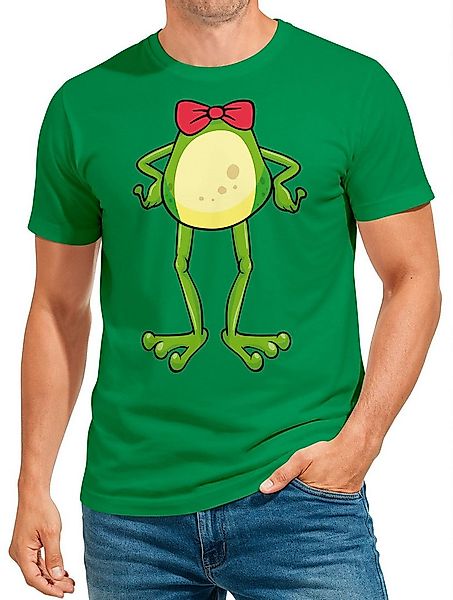 MoonWorks Print-Shirt Herren T-Shirt Karneval Fasching Frosch Kostüm-Ersatz günstig online kaufen