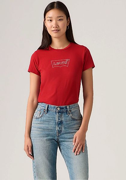 Levis Rundhalsshirt "THE PERFECT TEE", mit Logo im Metallic-Holo Print günstig online kaufen