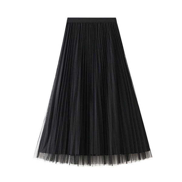 DEBAIJIA Plisseerock Damen Tüllrock Sommer Frauen günstig online kaufen