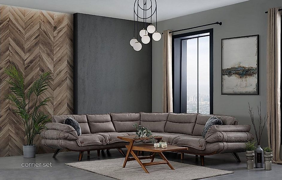 JVmoebel Ecksofa Ecksofa L Form Sofa Couch Polster Wohnlandschaft Eckcouch günstig online kaufen