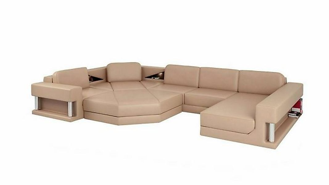 JVmoebel Ecksofa Ecksofa Sofa Couch Polster Garnitur Leder Sofas Ecke Wohnl günstig online kaufen