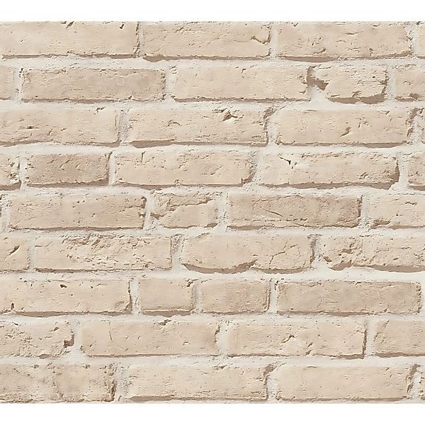 PROFHOME 355812-GU Stein Kacheln Tapete Natur Matt Beige 0,53 m x 10,05 m 5 günstig online kaufen