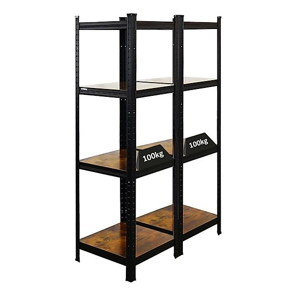 PROREGAL 2er Vintage Series Schwerlastregal Ragnar Set HxBxT 150x45x45cm Fa günstig online kaufen