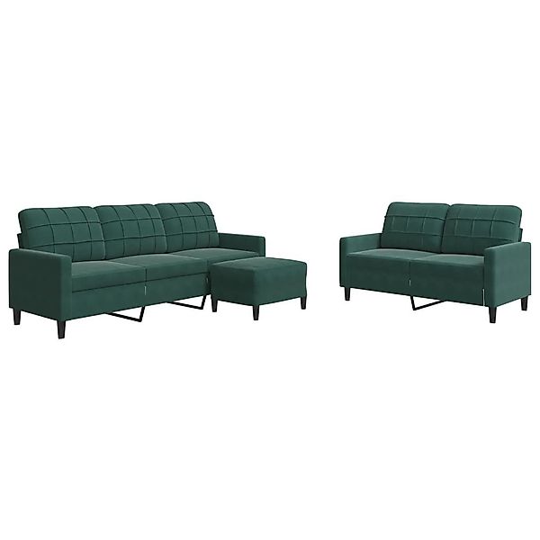 vidaXL Sofa 3-tlg. Sofagarnitur mit Kissen günstig online kaufen