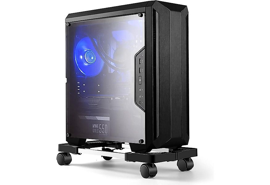 NUODWELL PC-Schrank Universal verstellbare CPU Ständer mit Rollen für Compu günstig online kaufen