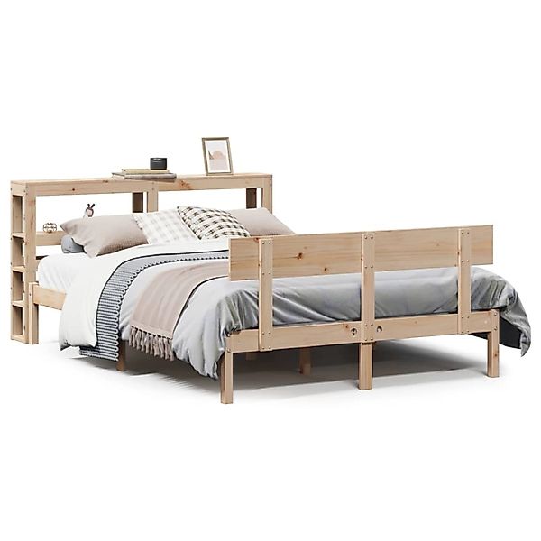 vidaXL Massivholzbett ohne Matratze 160x200 cm Kiefernholz 3305804 günstig online kaufen