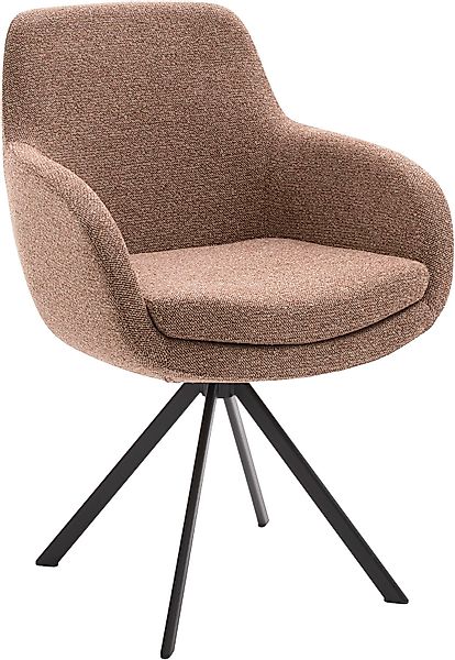 Musterring Esszimmerstuhl »Tavia« (Set) 2 Stk. Chenille Stativgestell Eisen günstig online kaufen