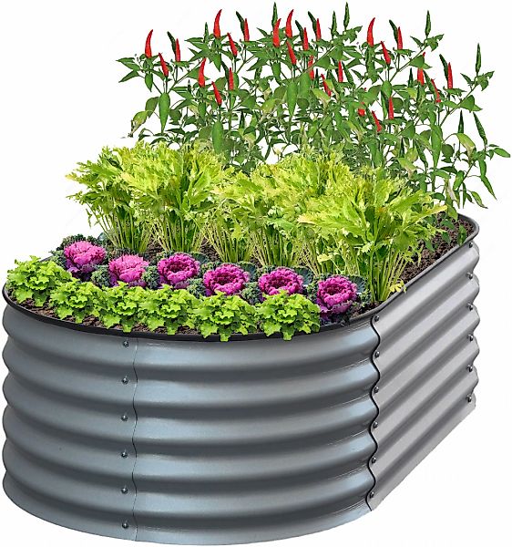 KONIFERA Hochbeet ""Flower" aus verzinktem Stahl" günstig online kaufen