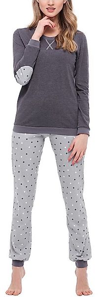 Merry Style Schlafanzug Damen Pyjama MS10-168 aus Baumwolle günstig online kaufen