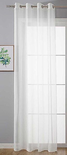 Gardinenbox Gardine, Ösen (1 St), transparent, günstig online kaufen