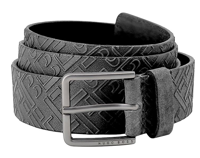 BOSS Ledergürtel Herren Leder-Schwarz Ther günstig online kaufen