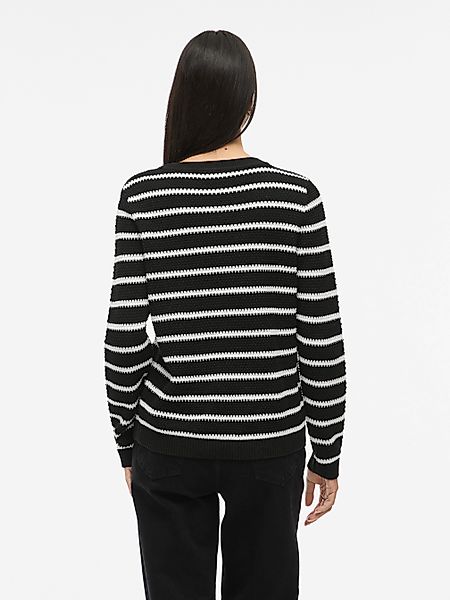 Vila Rundhalspullover VIDALO O-NECK L/S STRIPE günstig online kaufen