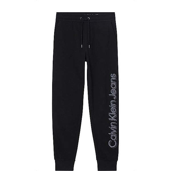 Calvin Klein Jeans Vertical Bold Instit Hosen Mit Hoher Taille XL Ck Black günstig online kaufen