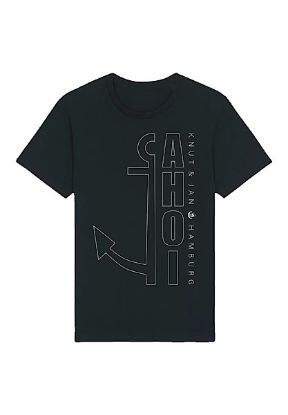 F4NT4STIC T-Shirt "Ahoi Anker Outlines Knut & Jan Hamburg", Premium Qualitä günstig online kaufen