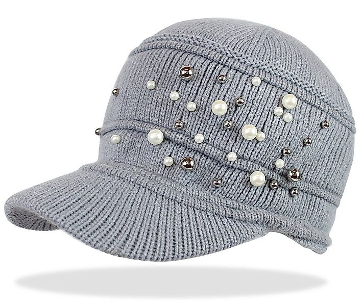 dy_mode Schirmmütze Damen Strickmütze mit Schirm günstig online kaufen