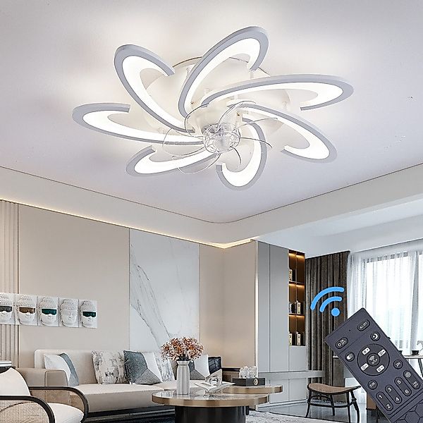 Eurotondisplay Deckenventilator Deckenventilator LED Beleuchtung Deckenlamp günstig online kaufen