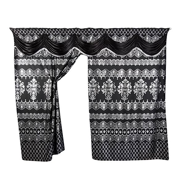 Gardinen by Justyna Verdunkelungsvorhang Barock Gardine günstig online kaufen