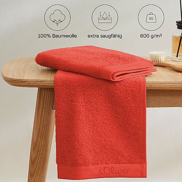s.Oliver Handtuch Set »s. Oliver, besonders weich und saugfähig«, (Set, 3 S günstig online kaufen