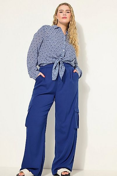 Studio Untold Funktionshose Cargohose High Waist Wide Legs Cargotaschen günstig online kaufen