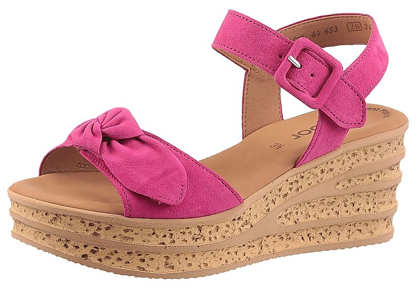 Gabor Keilsandalette, Plateau, Sommerschuh, Riemchensandale mit günstig online kaufen