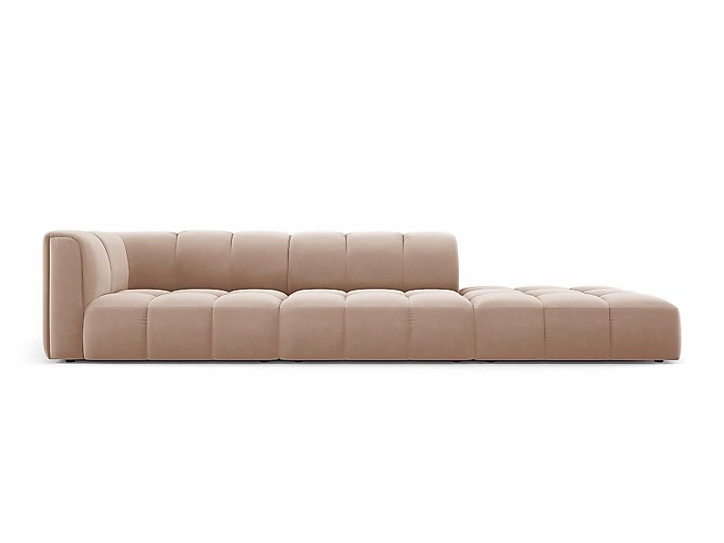 Milo Casa | Ecksofa Francesca Samt rechts 4-Sitzer günstig online kaufen