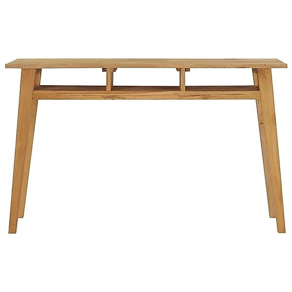vidaXL Konsolentisch 120x35x75 cm Teak Massivholz günstig online kaufen