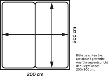 Westfalia Schlafkomfort Polsterbett, inkl. Bettkasten bei günstig online kaufen