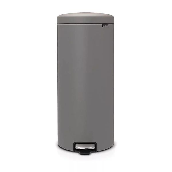 New Icon Treteimer 30 liter Mineral concrete grey günstig online kaufen
