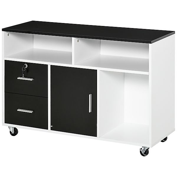 HOMCOM Druckerwagen mit Schubladen, Multifunktionsschrank für Büro und Zuha günstig online kaufen