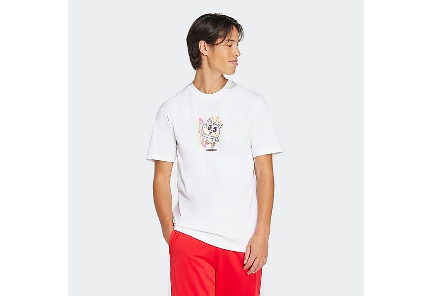 adidas Originals T-Shirt Q12 TS KAWAII sportlicher Stil, mit Rundhalsaussch günstig online kaufen